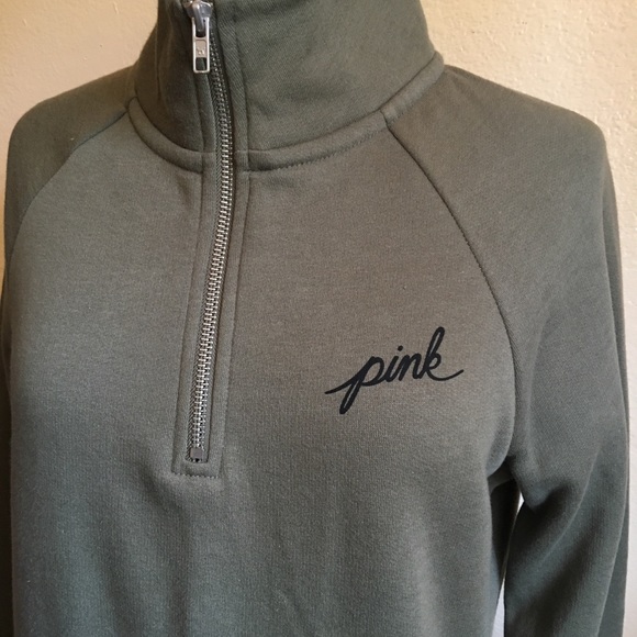 Victoria’s Secret PINK Zip Pullover Size Small - Picture 2 of 8